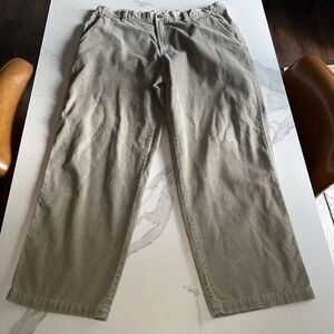 Columbia Mens Beige Casual Work Corduroy Pants 40 x 30 (meas 38 Waist) Straight